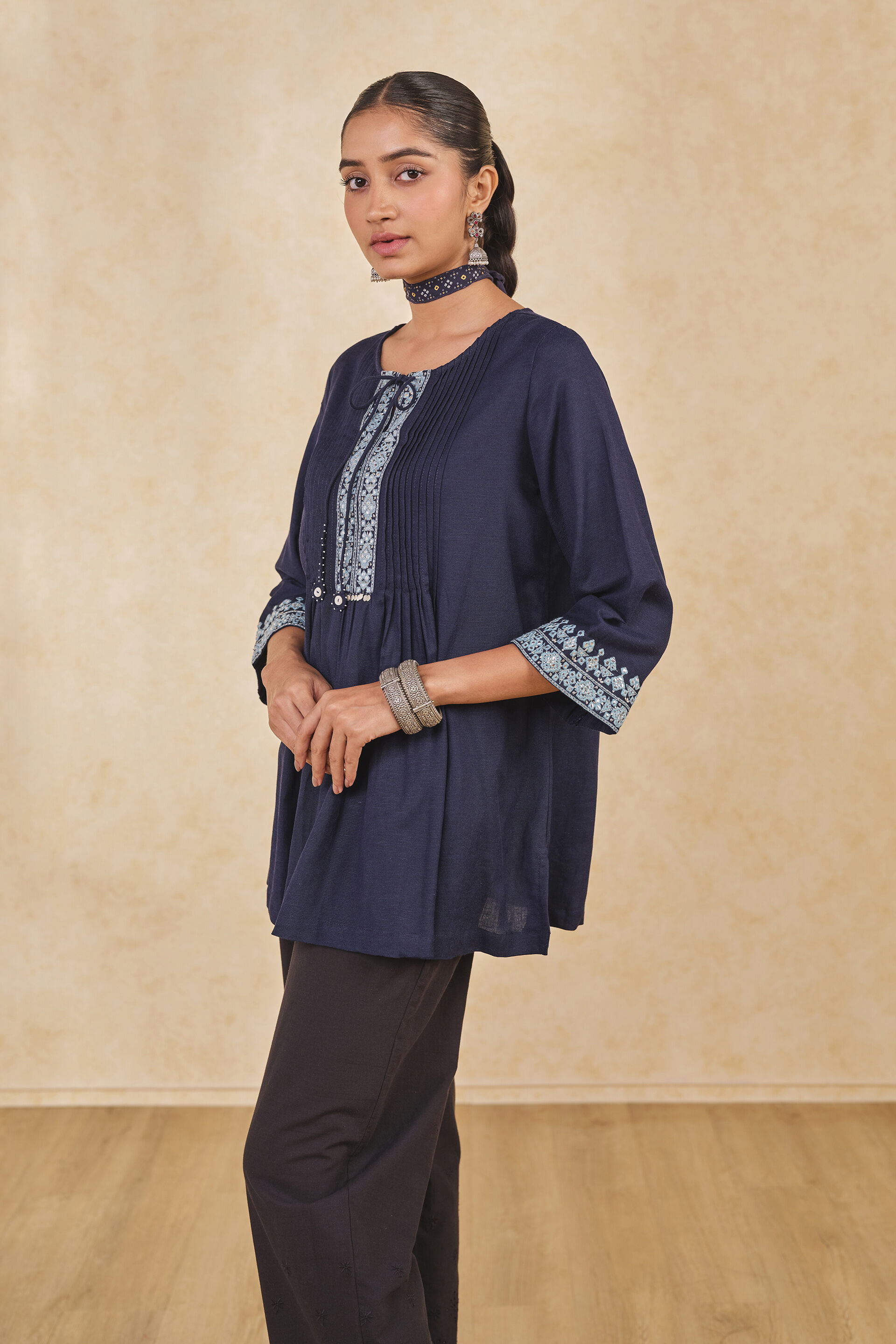 Shahi Neela Top, Blue, image 4